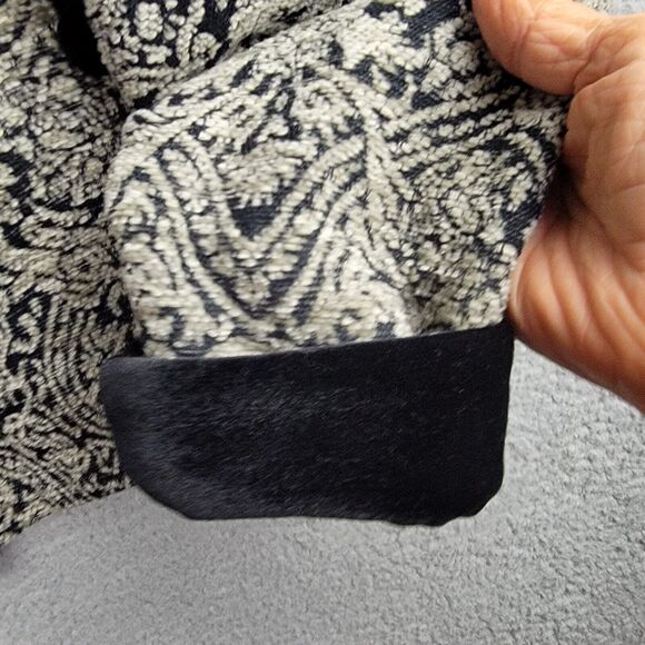 Coldwater Creek Jacket Blazer Womens L Jacquard Vintage Velvet Trim Regencycore - Picture 5 of 16